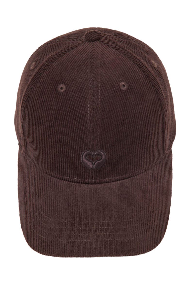 Corduroy cap, Alternate, color, Dark brown