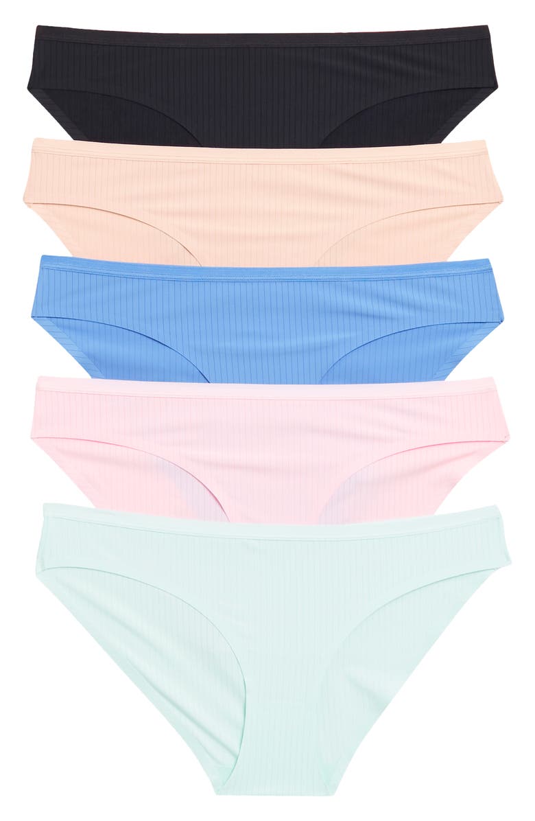 Honeydew Chrissy Assorted 5-Pack Hipster Briefs, Main, color, Fashion 1 (Fas1)