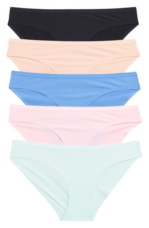 Chrissy Assorted 5-Pack Hipster Briefs