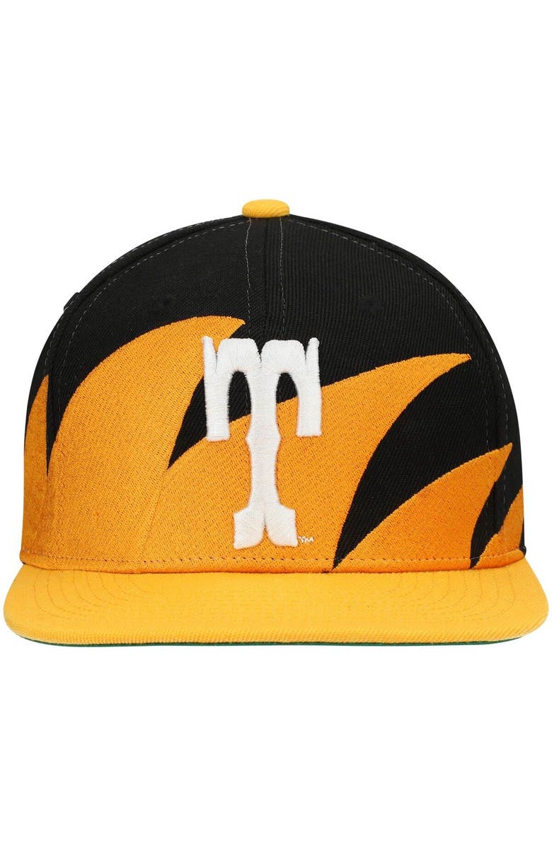 Mitchell & Ness Men's Mitchell & Ness Tennessee Orange/Black Tennessee Volunteers Sharktooth Snapback Hat, Alternate, color, Tennessee Orange