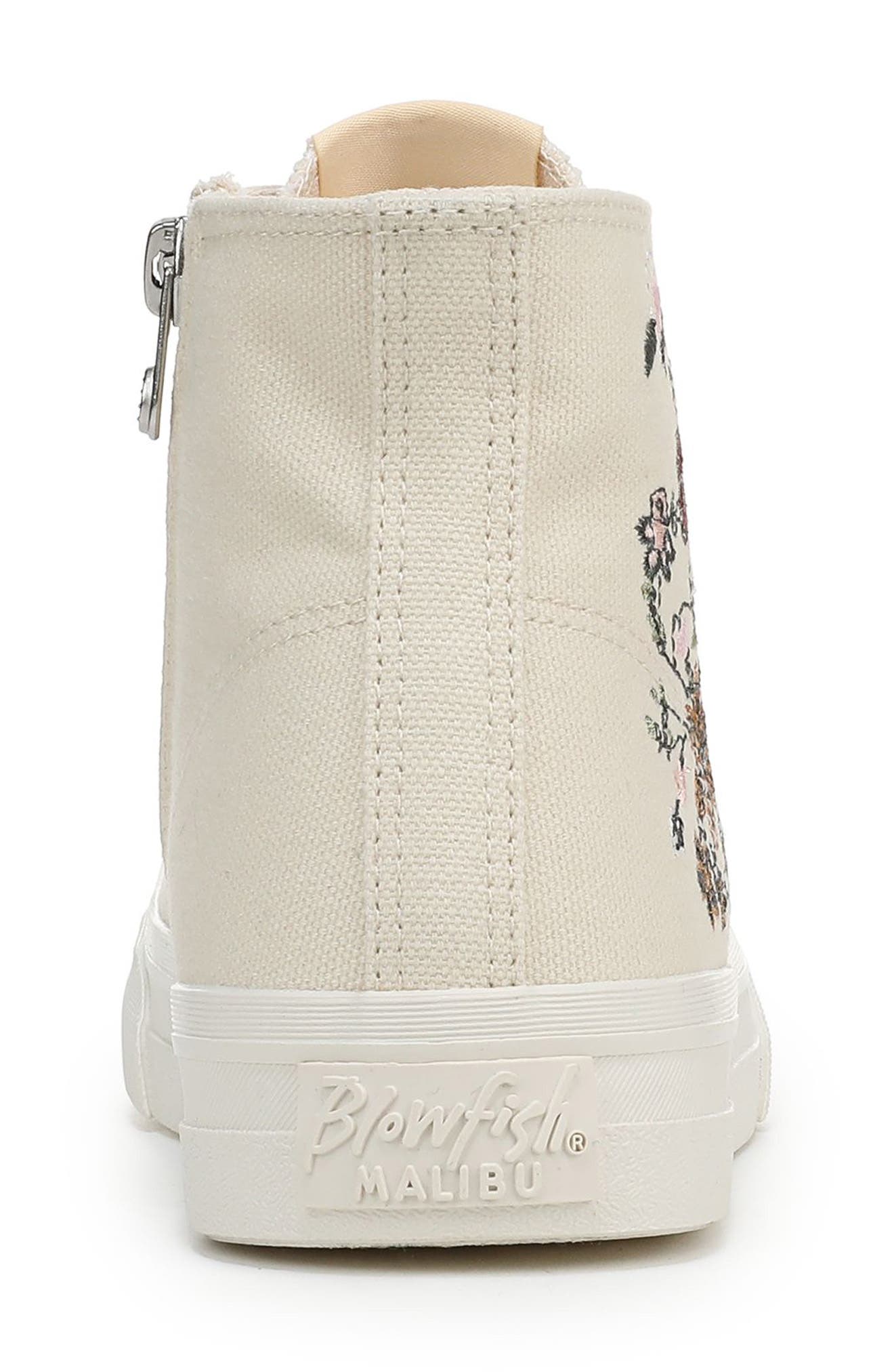 Blowfish Malibu Catch Sun High Top Sneaker, Alternate, color, White Sands Canvas