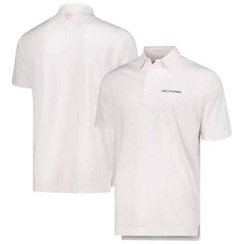 Men's FootJoy Light Pink THE PLAYERS Painted Floral Lisle ProDry Polo