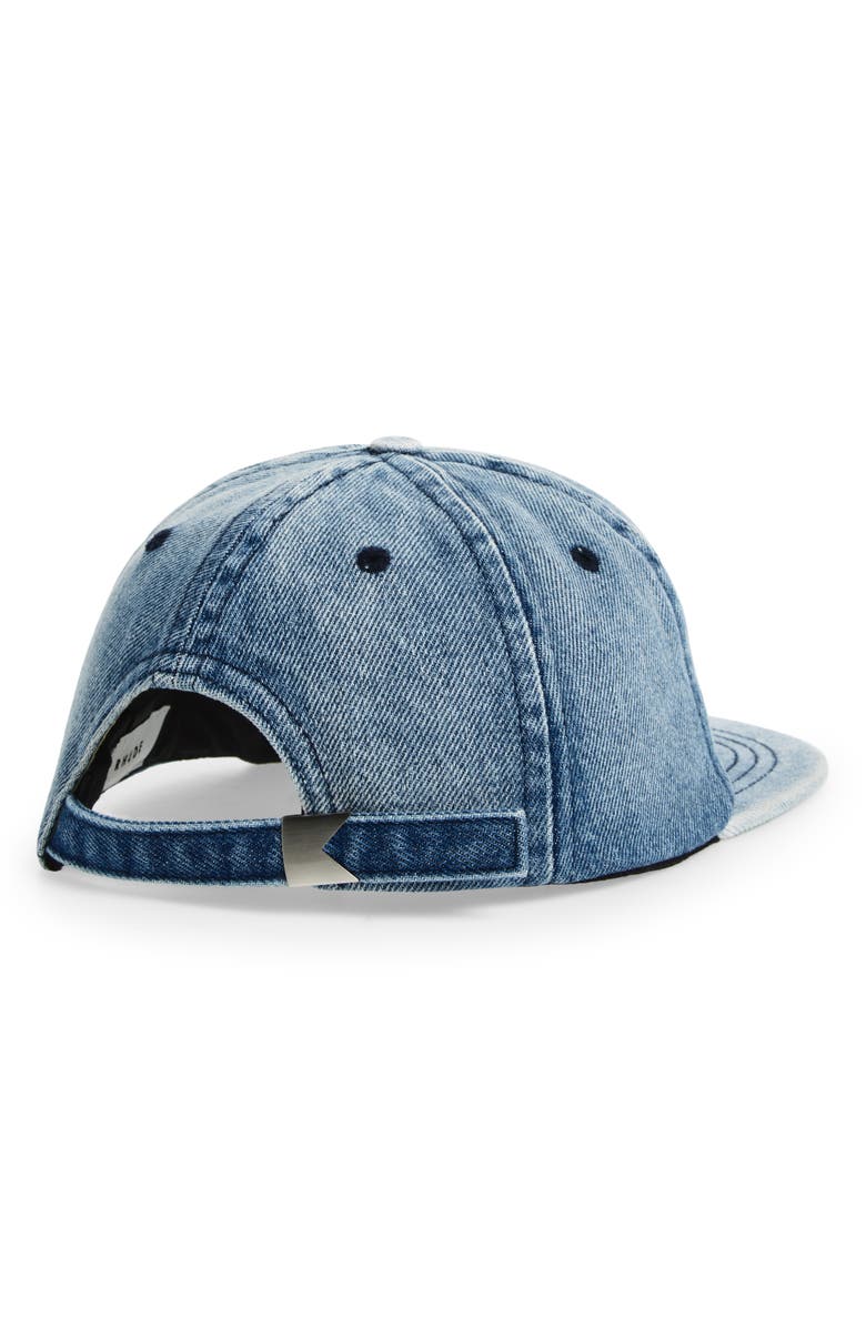 Rhude Logo Denim Baseball Cap, Alternate, color, Oxford Indigo 3130
