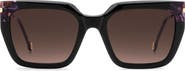 Carolina Herrera 55mm Rectangular Sunglasses