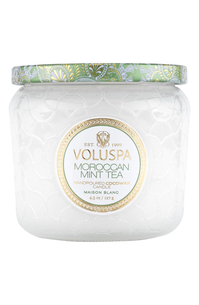 Voluspa Moroccan Mint Tea Petite Jar Candle, Alternate, color, 