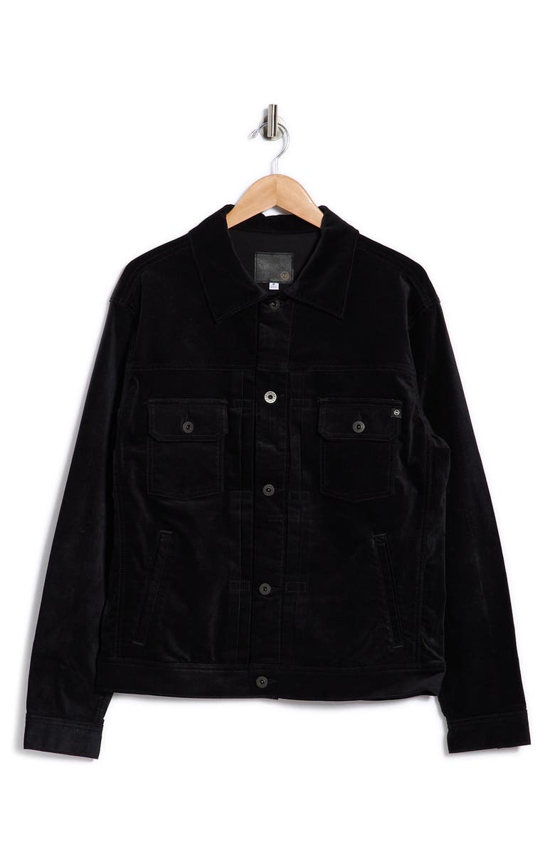 AG Sid Jacket, Alternate, color, Pure Black