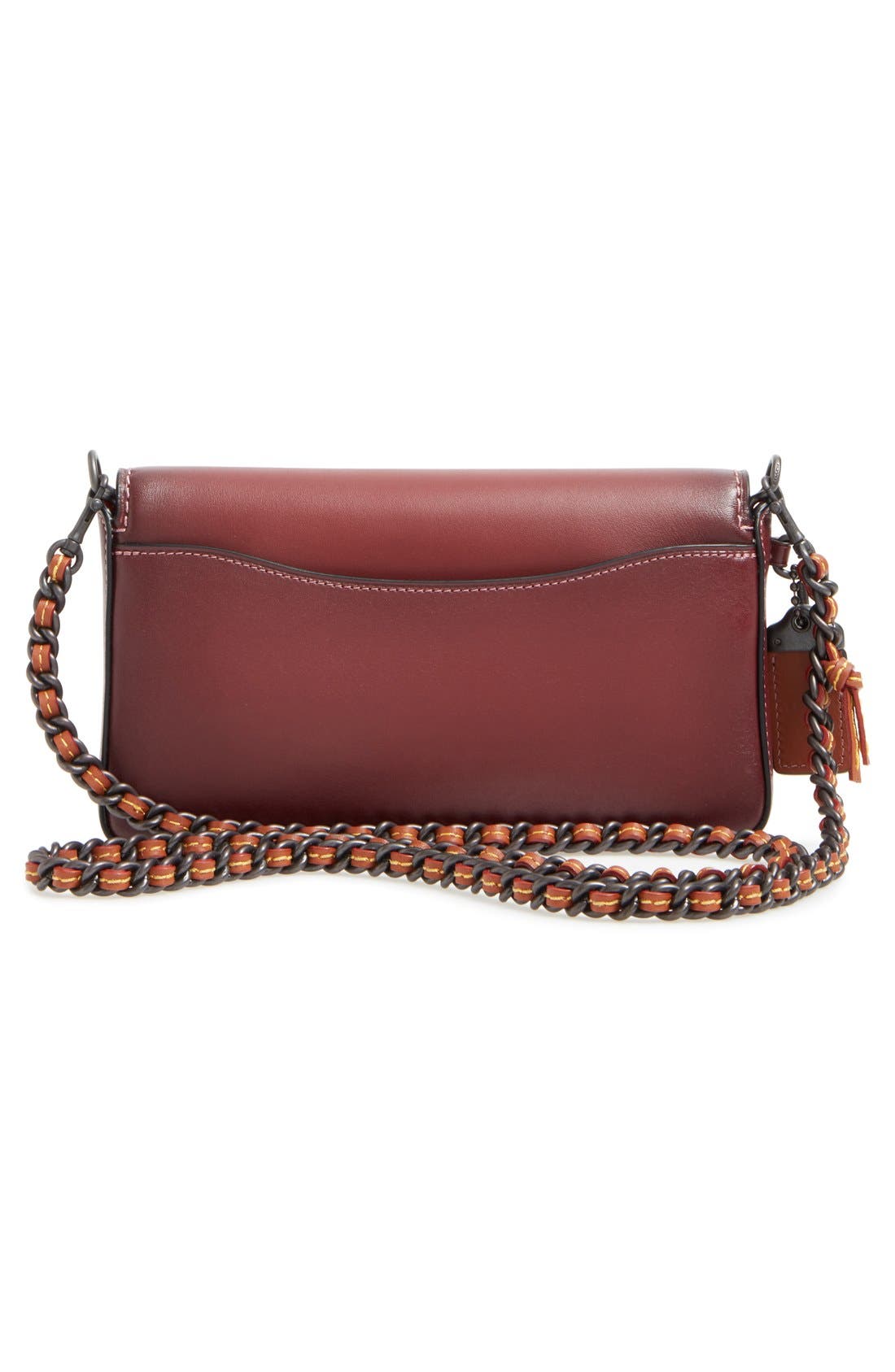 1941 'Dinky' Leather Crossbody Bag, Alternate, color, BORDEAUX