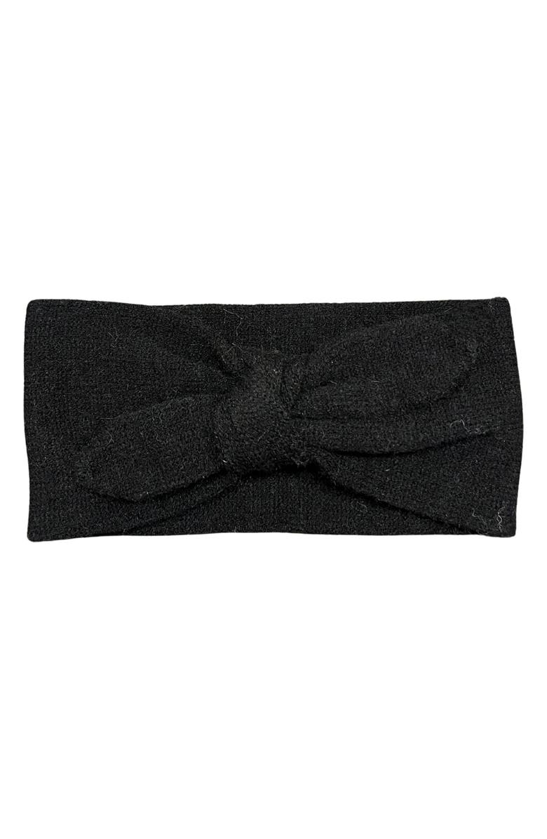 MARCUS ADLER Bow Headband, Main, color, Black