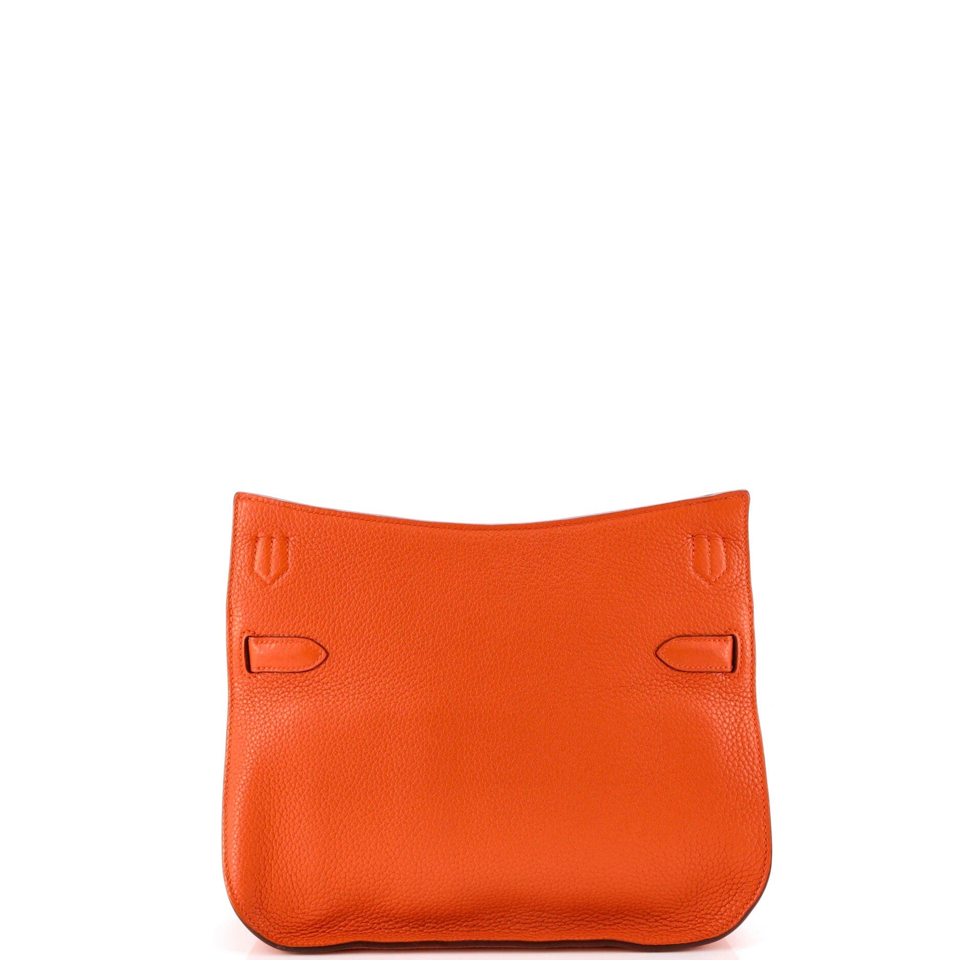 Pre-Owned Hermes Jypsiere Bag Clemence 28, Alternate, color, Orange H
