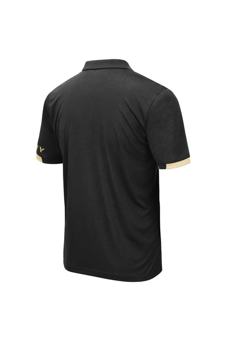Men's Colosseum Black Army Black Knights Big & Tall Santry Polo, Alternate, color, Black