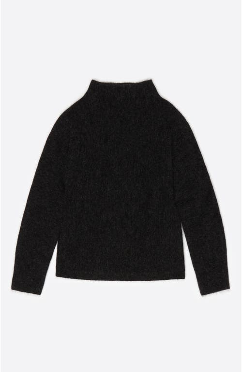 Bimba Y Lola Mohair High Neck Sweater In Gray