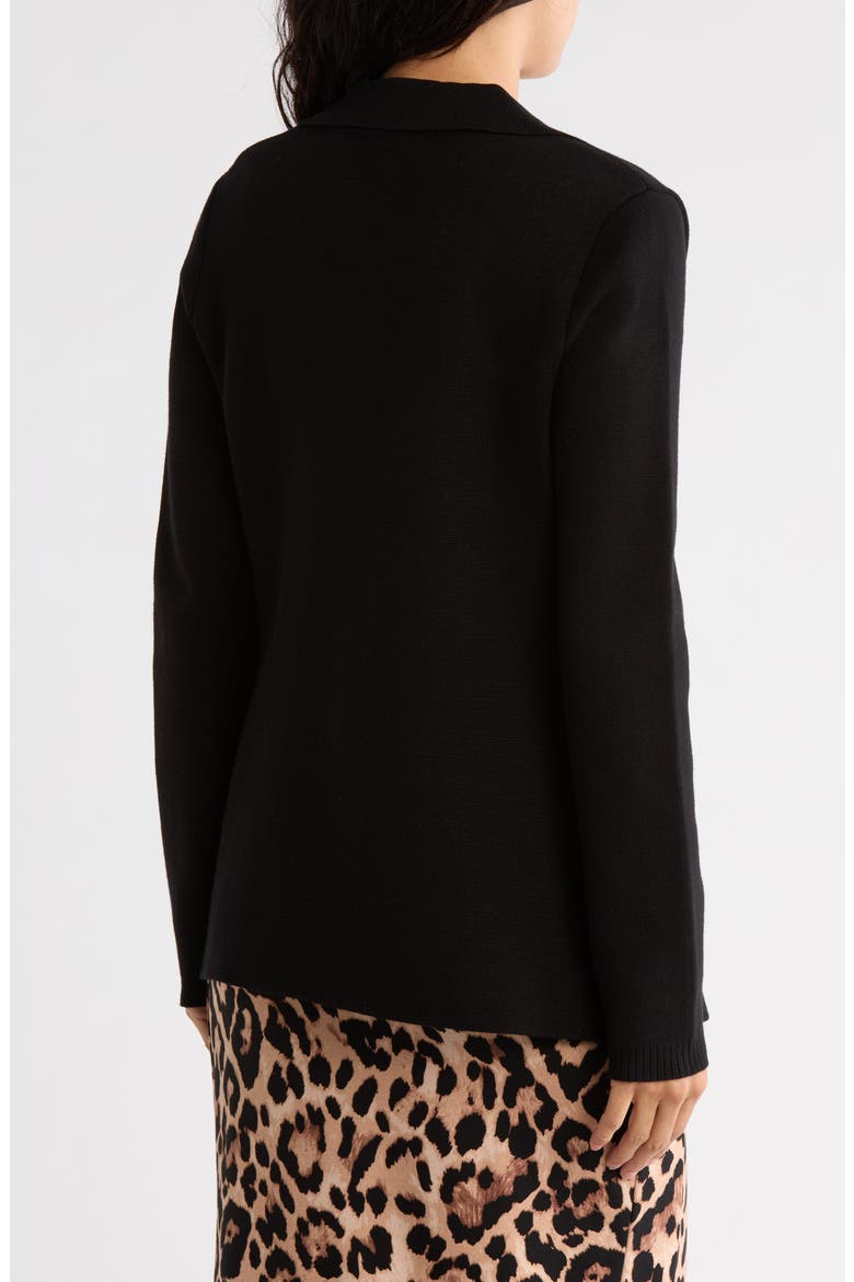 Sweater Jacket, Alternate, color, BLACK