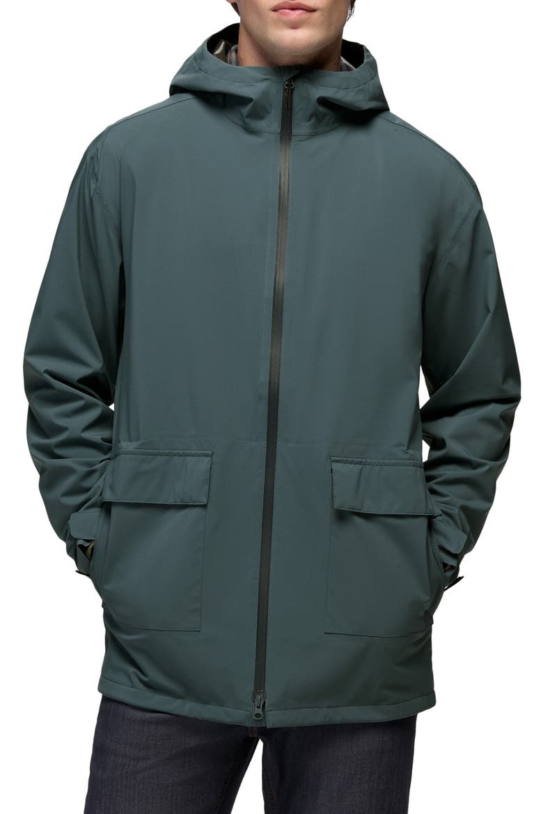 Wildtide Rain Parka, Main, color, GREY BLUE