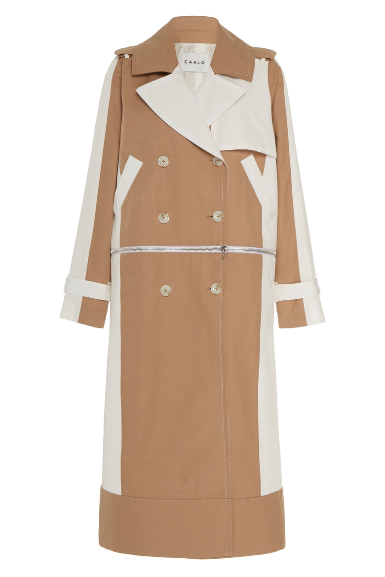Water-Resistant Convertible Trench Coat, Alternate, color, Camel