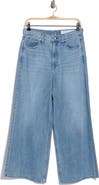 rag & bone Serena High Waist Crop Wide Leg Jeans