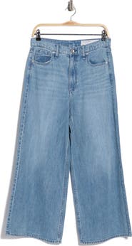 rag & bone Serena High Waist Crop Wide Leg Jeans
