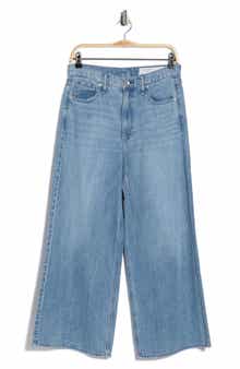 rag & bone Serena High Waist Crop Wide Leg Jeans
