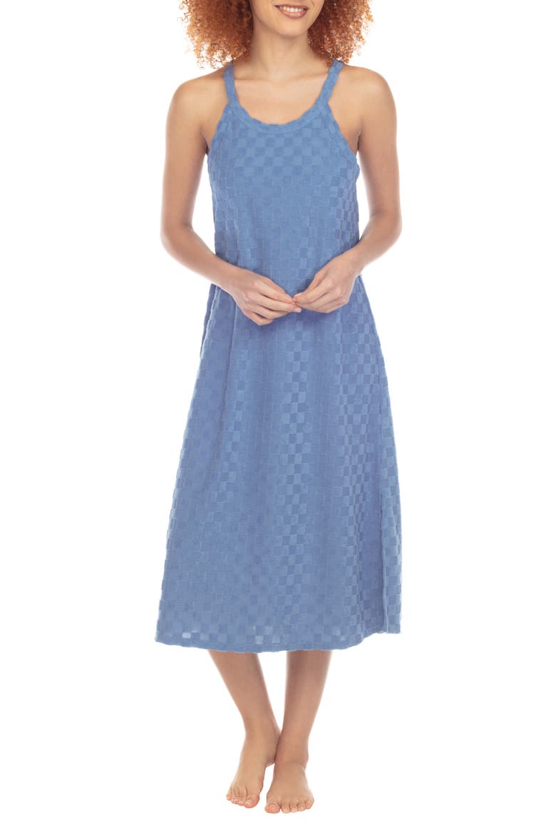 Easy Does It French Terry Nightgown, Main, color, NEWPORT CHECK