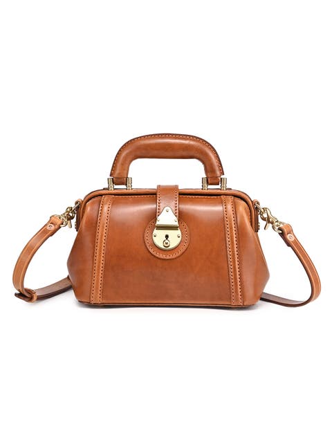 Azalea Genuine Leather Mini Doctor Satchel