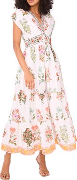 CeCe V-Neck Maxi Dress