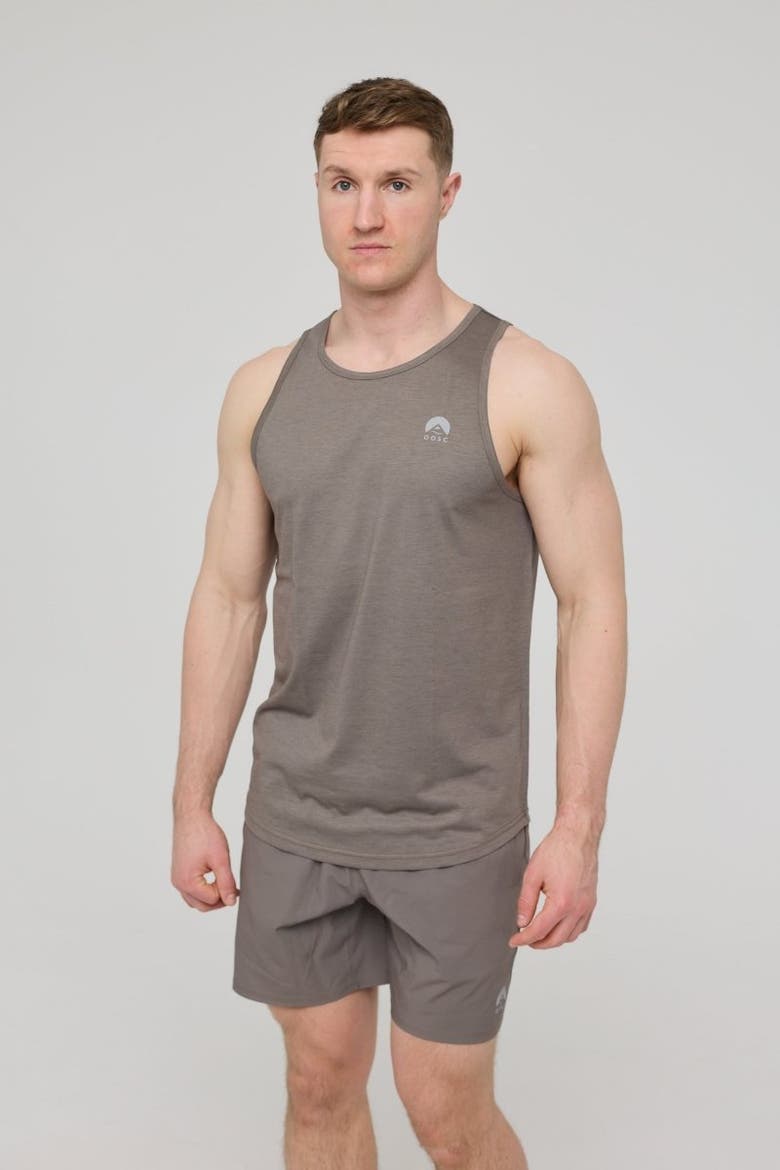 Elite Activewear Tank Khaki - Men's, Main, color, Khaki