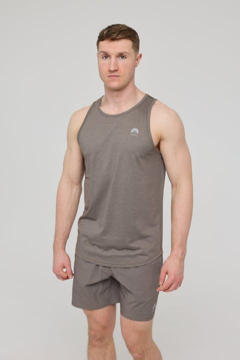 Elite Activewear Tank Khaki - Men's