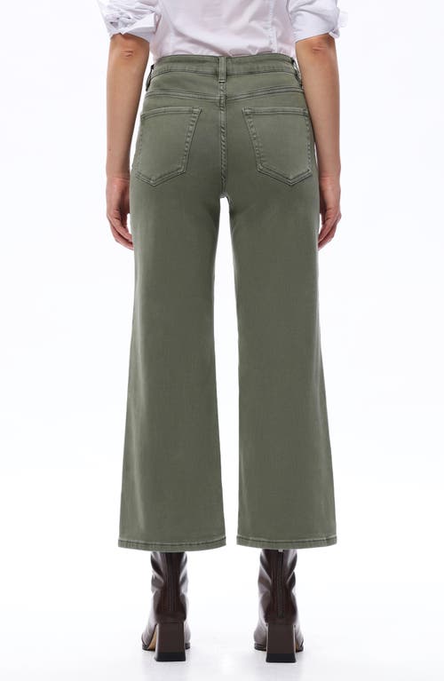 Bayeas Bella Crop Straight Leg Jeans In Green