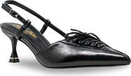 CHASE AND CHLOE Corset Pointed Toe Kitten Heel Pump