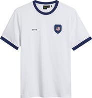 BOSS Lux Stretch Cotton Graphic T-Shirt