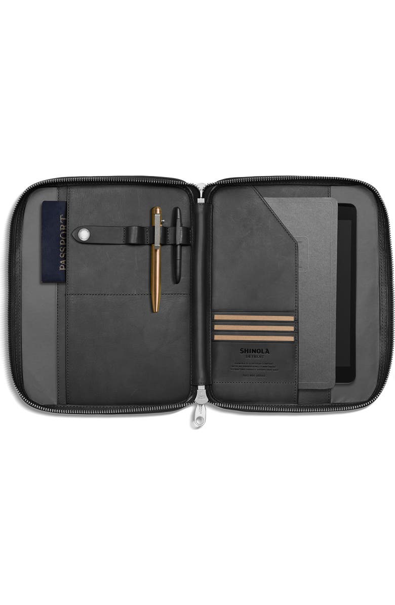 Shinola Leather Tech Portfolio, Alternate, color,