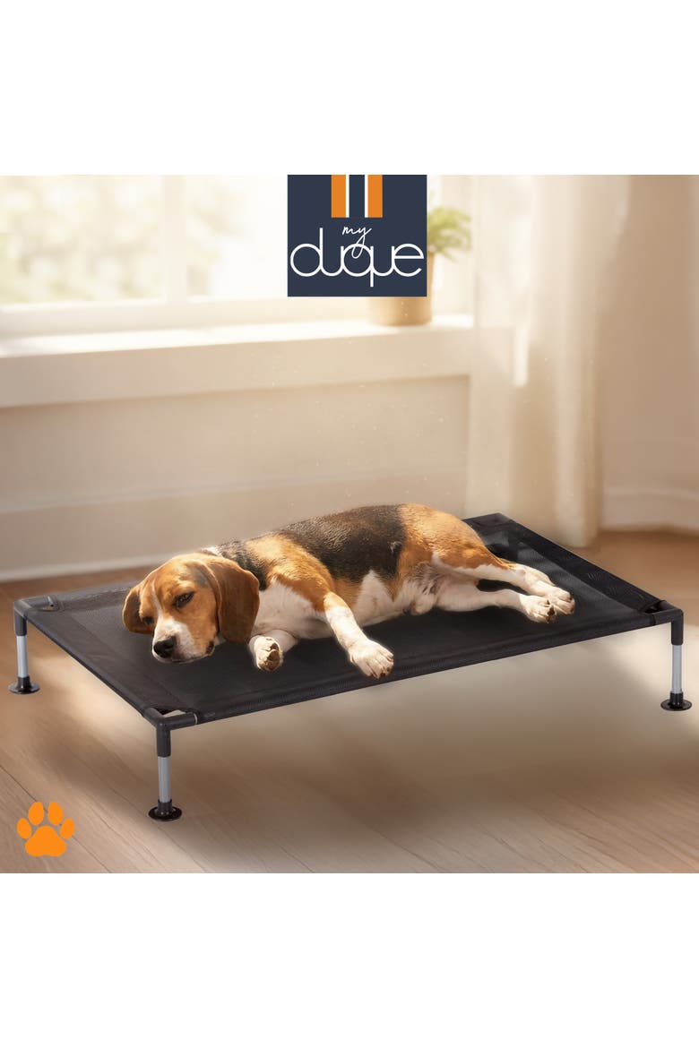 Pet Bed, 35.5 Inches x 23.5 Inches, Alternate, color, Black