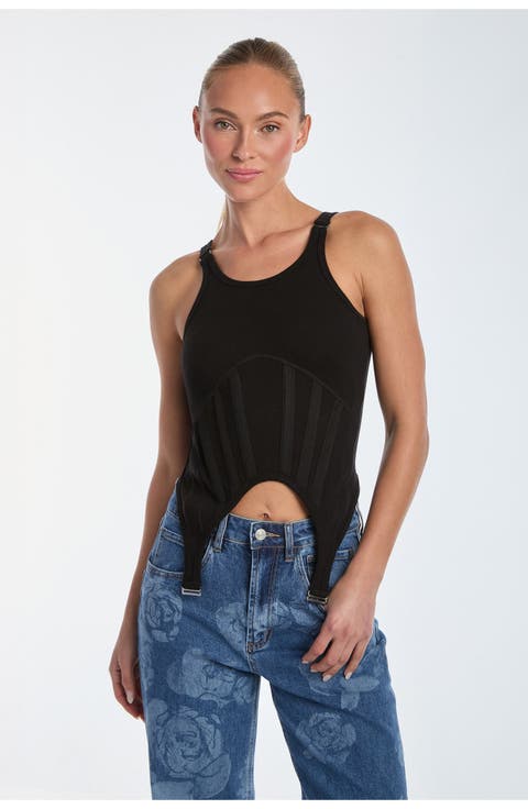 Kiara Garter Tank Top