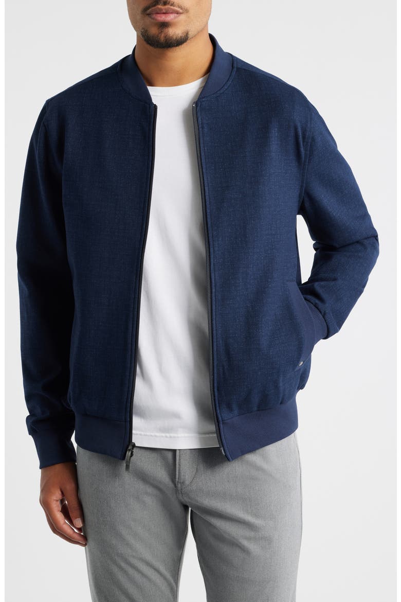 Henrik Lightweight Baseball Jacket, Main, color, NAVY