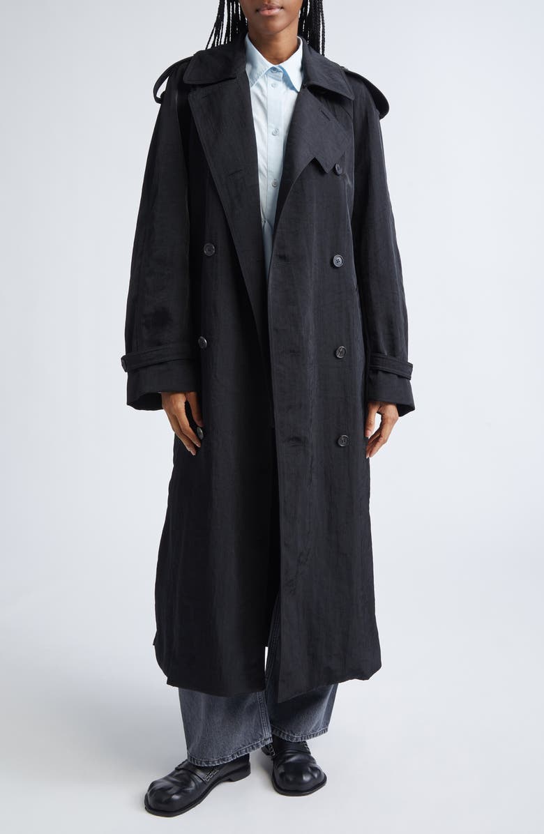 JW Anderson Trench Coat, Alternate, color, Black