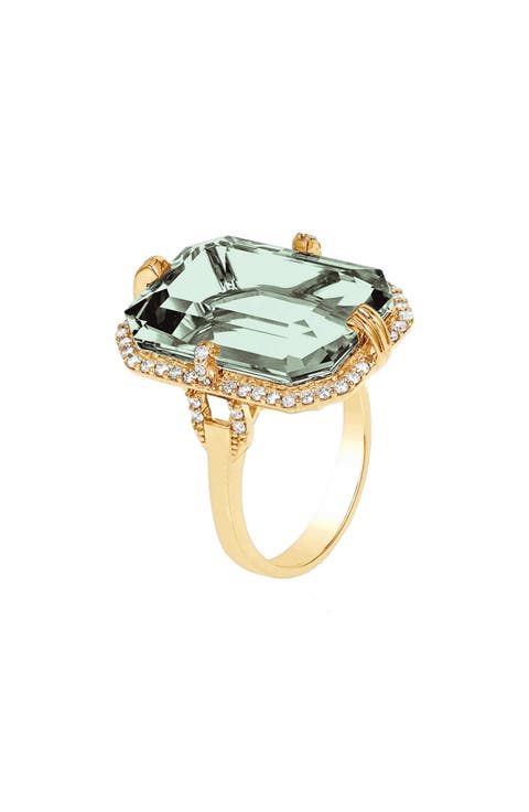 Gossip Emerald Cut Ring