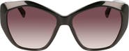 Longchamp 57mm Roseau Tea Cup Sunglasses