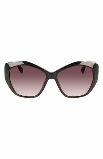 Longchamp 57mm Roseau Tea Cup Sunglasses