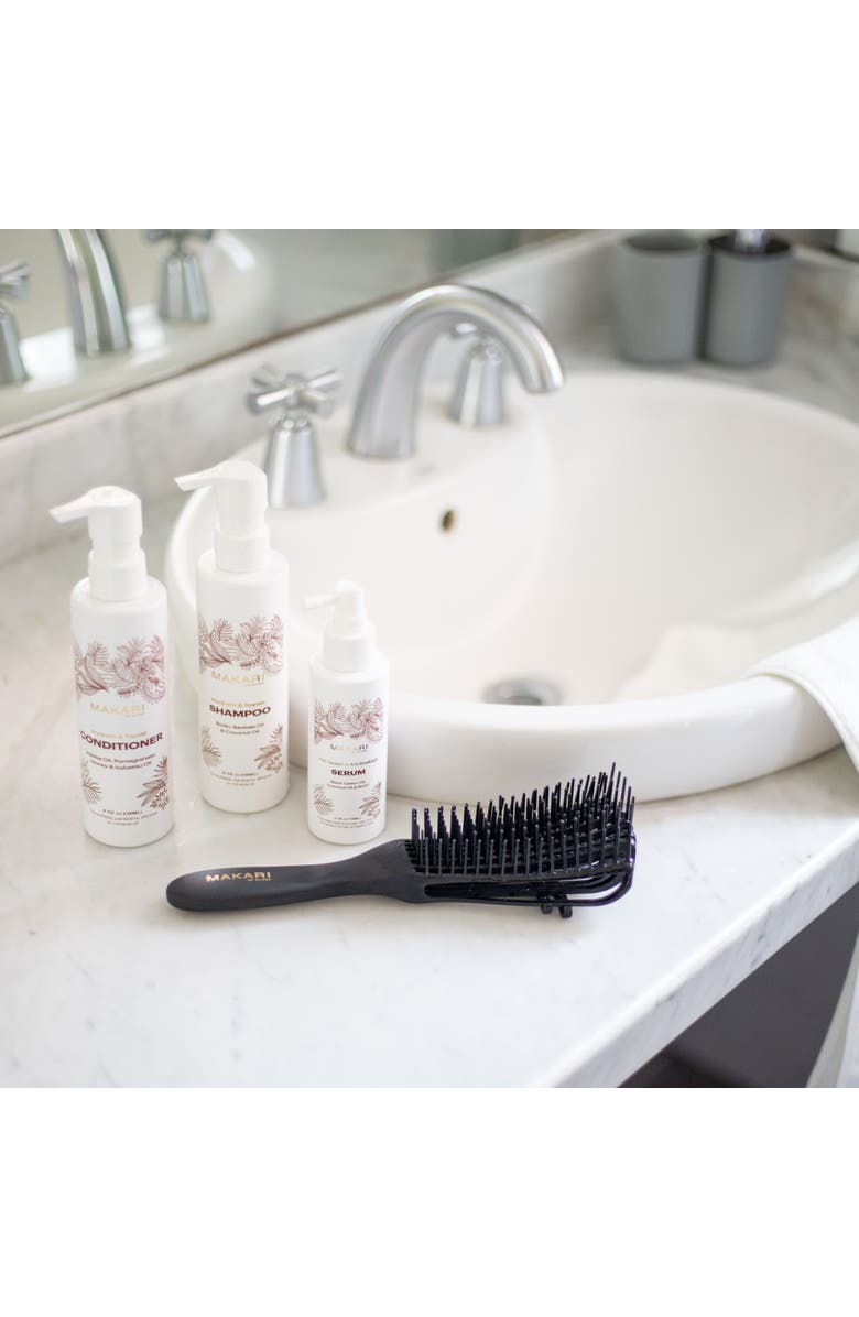 Makari de Suisse Hair Set Including Shampoo + Conditioner + Serum + Hair Brush, Alternate, color, NO COLOR