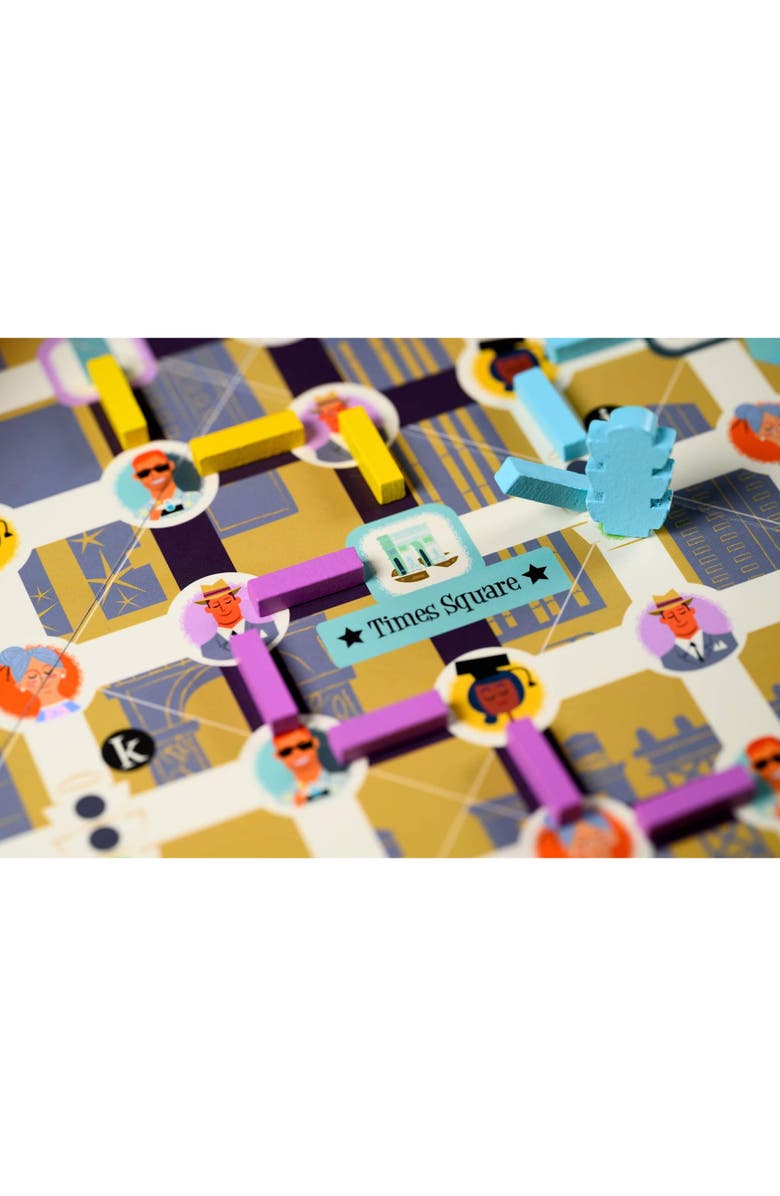 IELLO Get On Board New York & London Iello City Bus Line Strategy Board Game 8+, Alternate, color, Multicolored