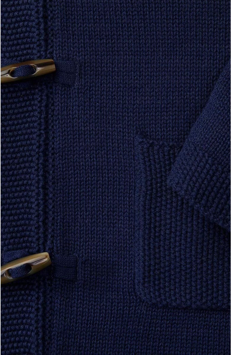 Hope & Henry Girls' Tunic Cardigan with Shawl Collar, Alternate, color, Blue