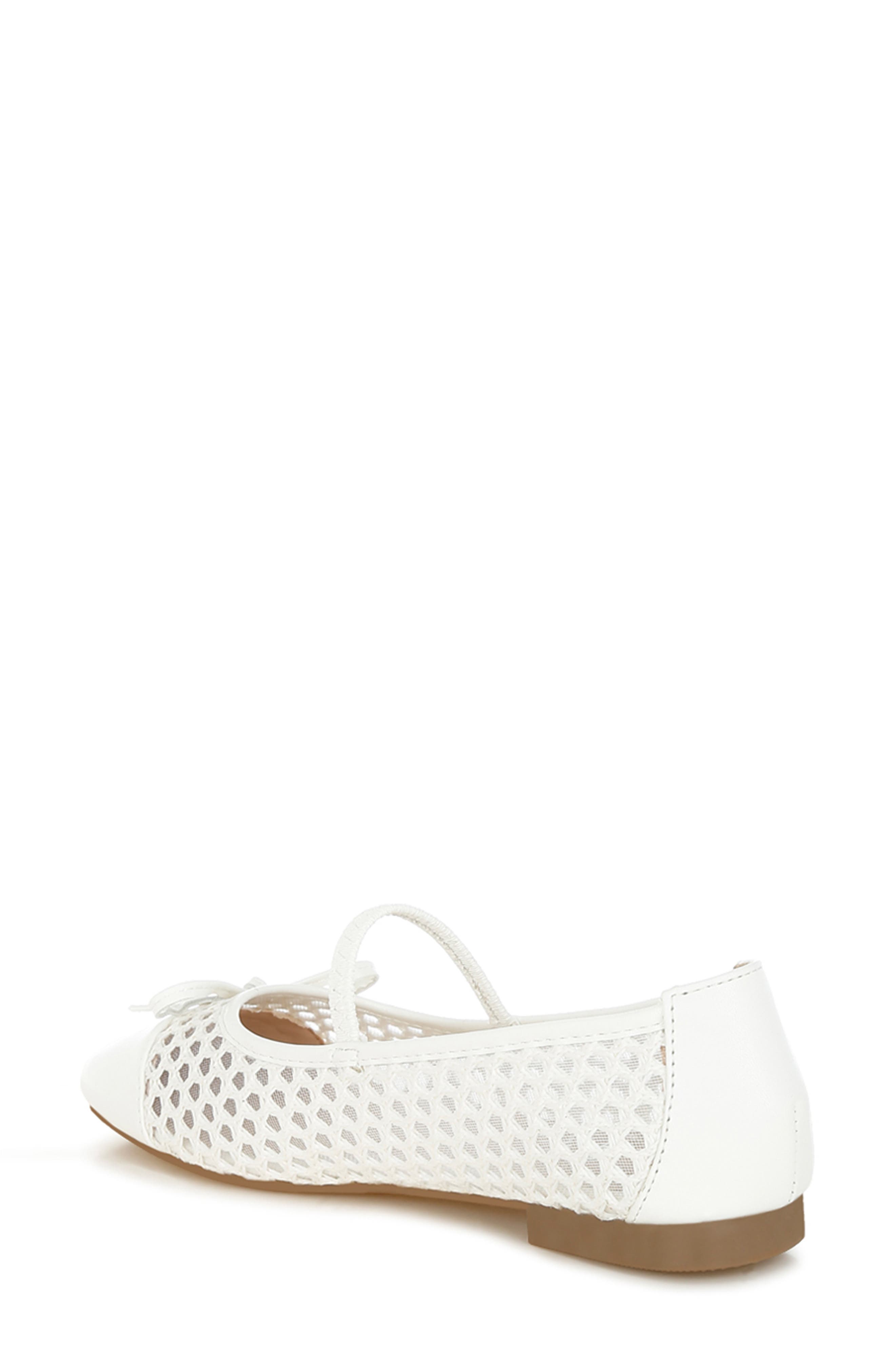 Omela Ballerina Flat, Alternate, color, WHITE
