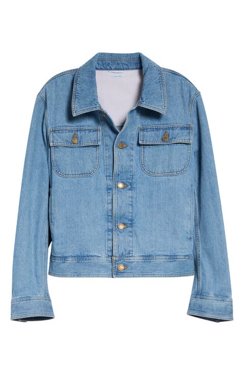 Selvedge Denim Backstrap Utility Jacket