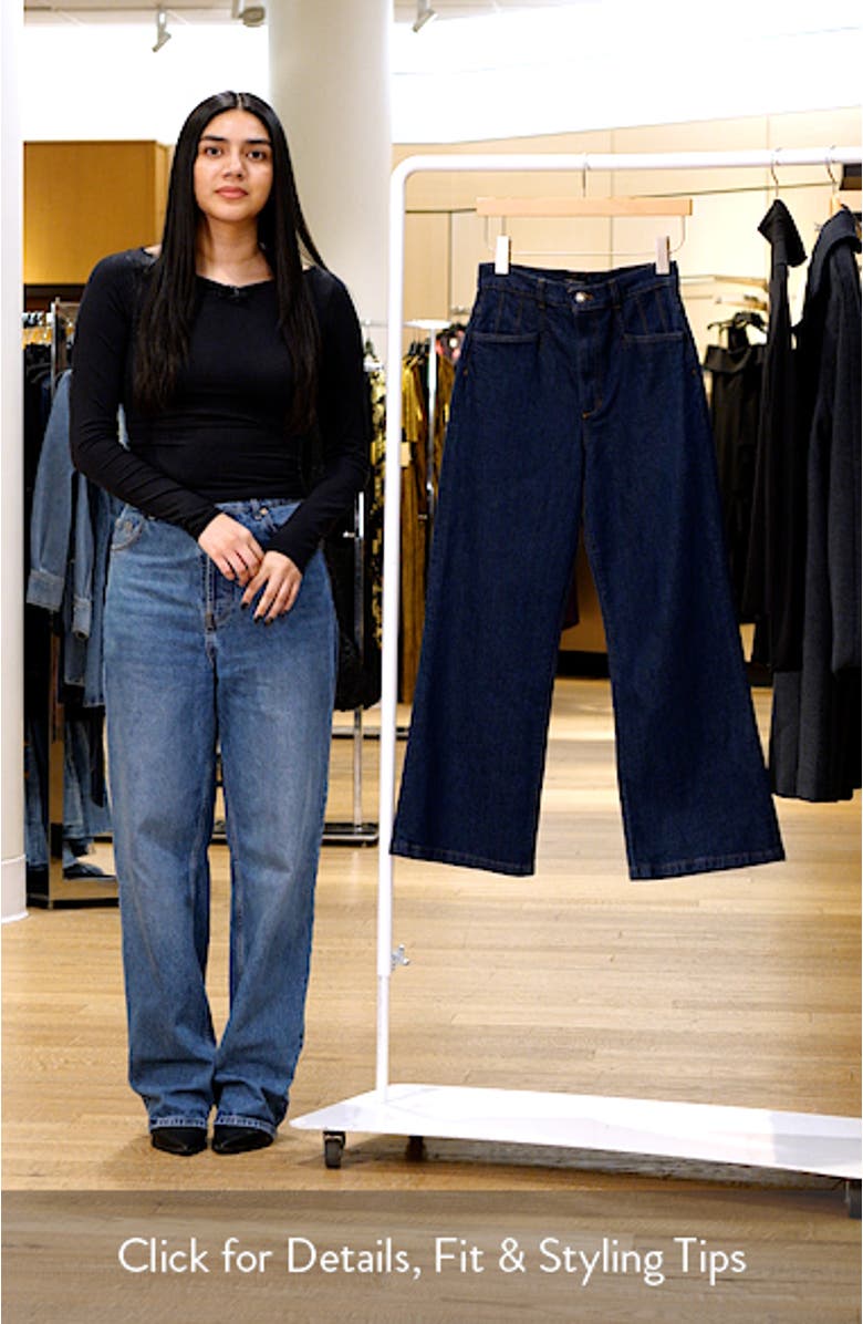 The Jordie High Waist Wide Leg Jeans, sales video thumbnail