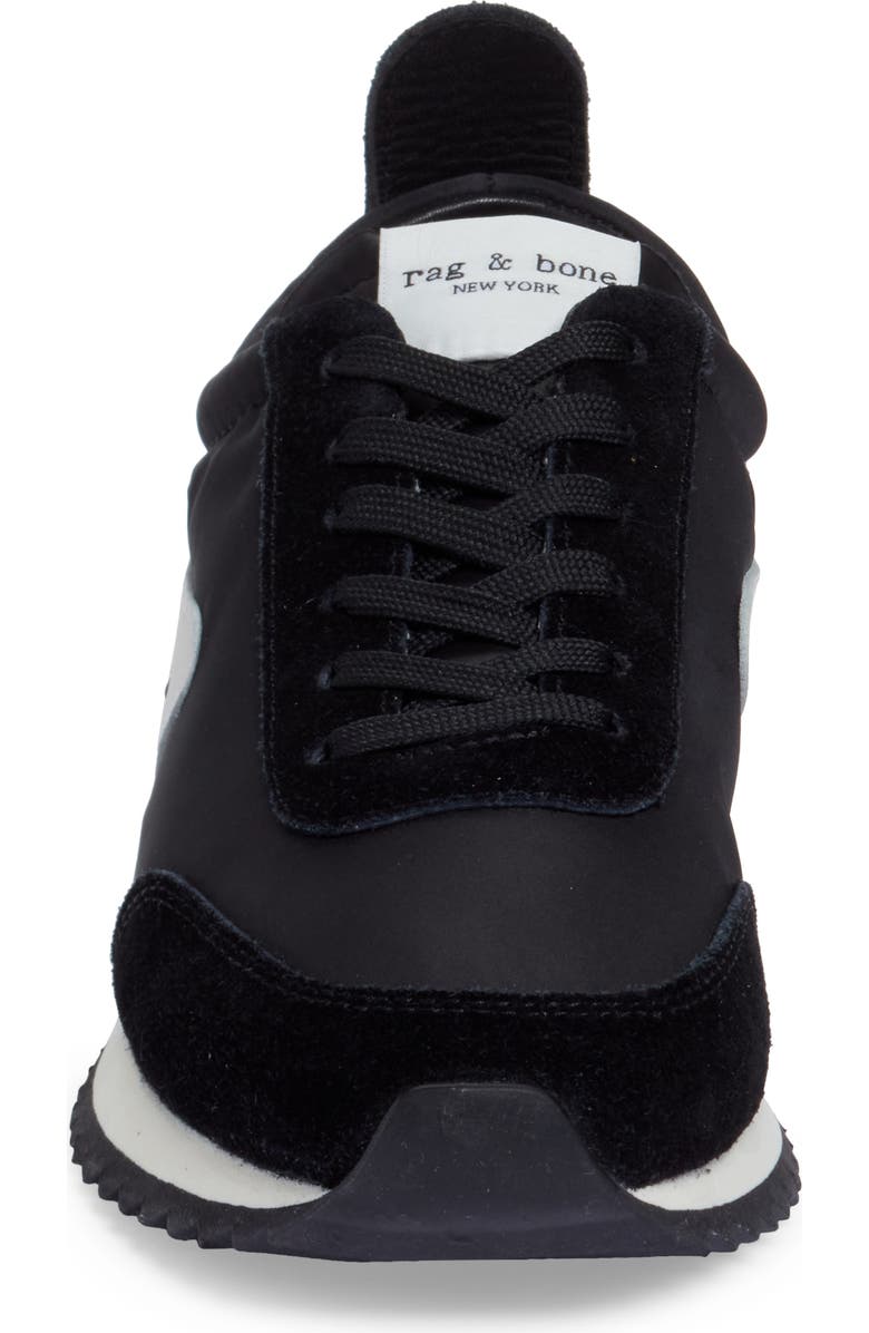 rag & bone Retro Runner Sneaker, Alternate, color, Blk