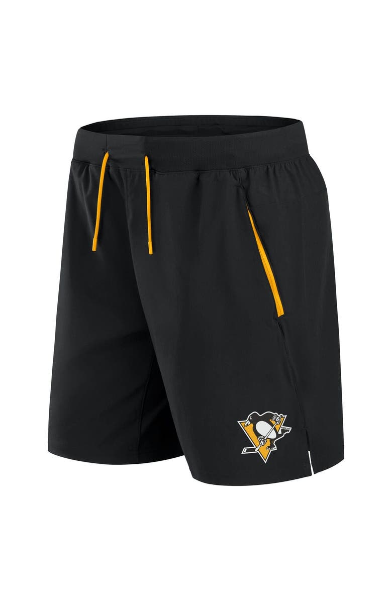 FANATICS Men
s Fanatics Black Pittsburgh Penguins Authentic Pro Rink Performance Shorts, Alternate, color, Black