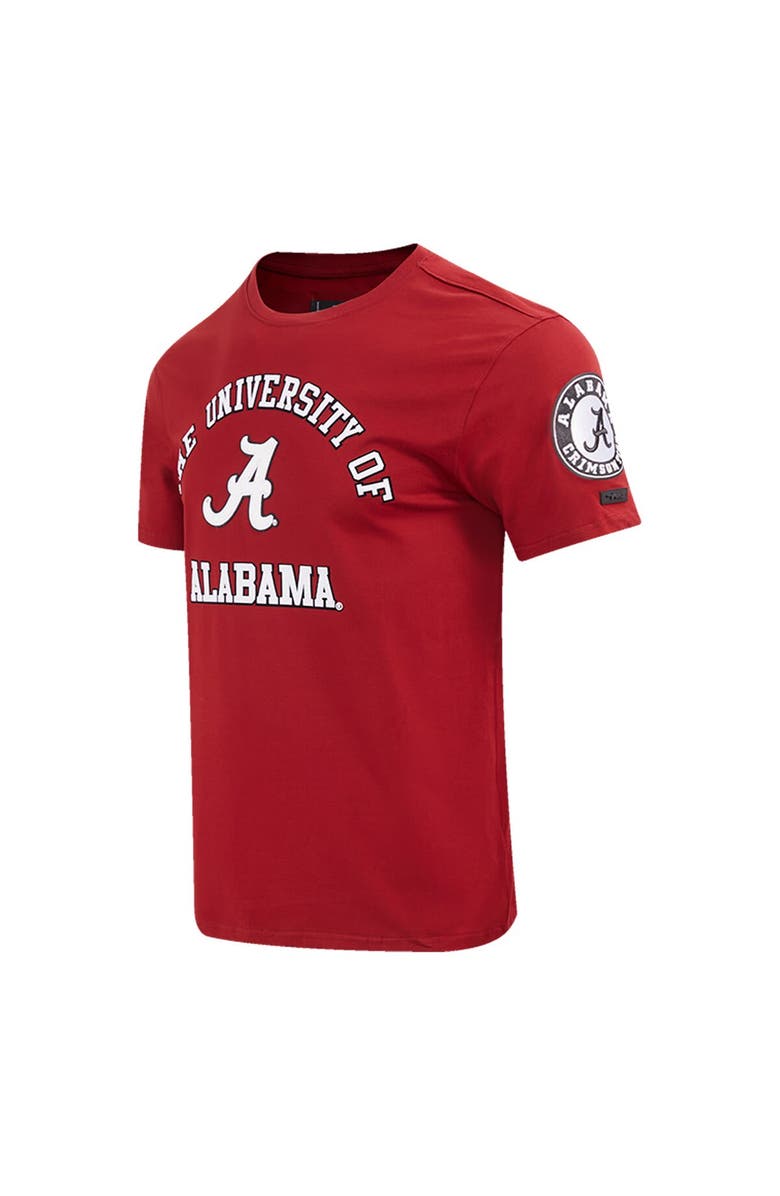 PRO STANDARD Men's Pro Standard Crimson Alabama Crimson Tide Classic Stacked Logo T-Shirt, Alternate, color, 