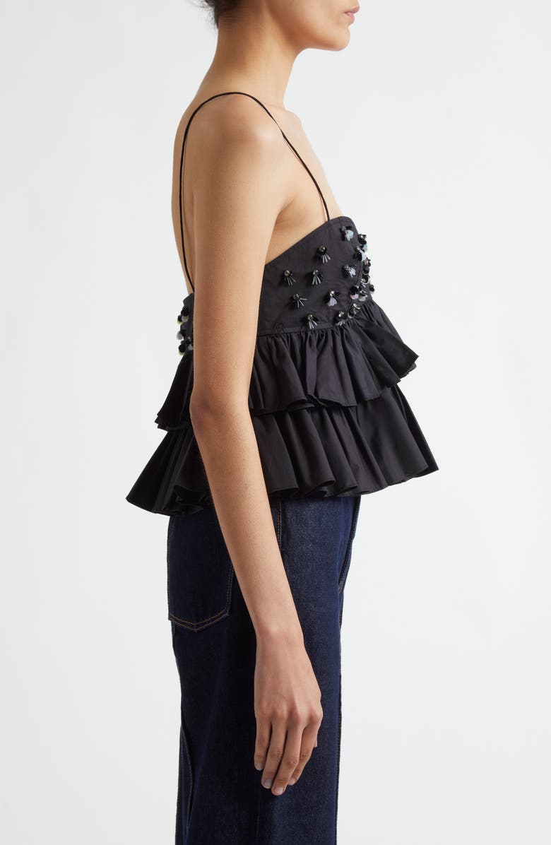 Auryn Appliqué Sleeveless Maxi Dress