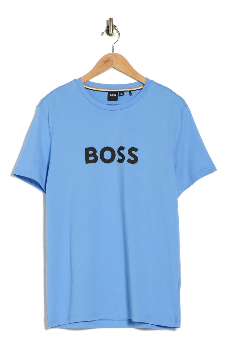 Logo Graphic T-Shirt, Alternate, color, BRIGHT BLUE