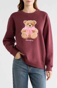 Vinyl Icons Teddy Bear Fleece Crewneck Sweatshirt