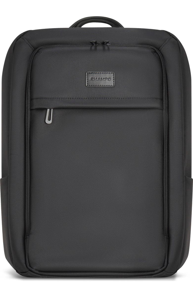 CHAMPS Waterproof Laptop Backpack, Main, color, Black